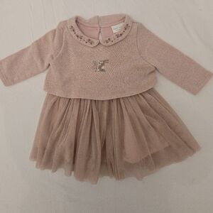 Next Baby Knit Tulle Dress